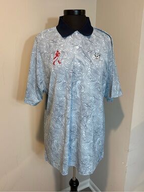 NWT Devereux Golf x Johnnie Walker Topo Polo – Sky Size XL